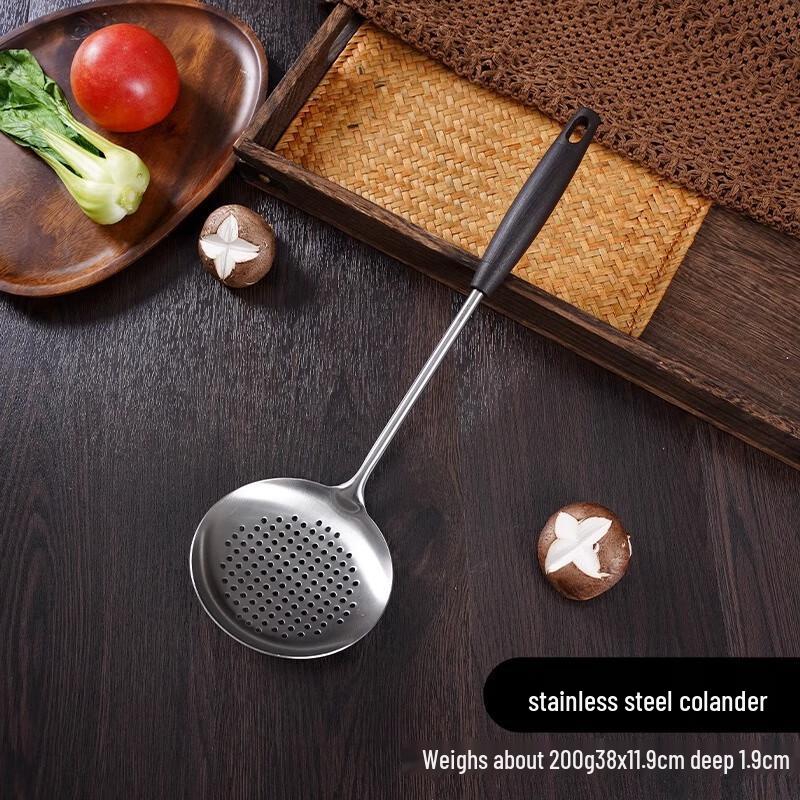 ZISIZ 304 Stainless Steel Slotted Spoon Set