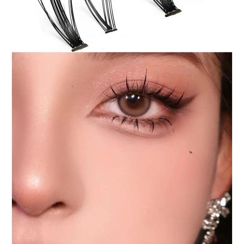 LuxeFlutter - Cat Eye Cluster False Eyelashes