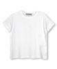 Damiswi Basic Semi Crew Neck T-Shirt_White
