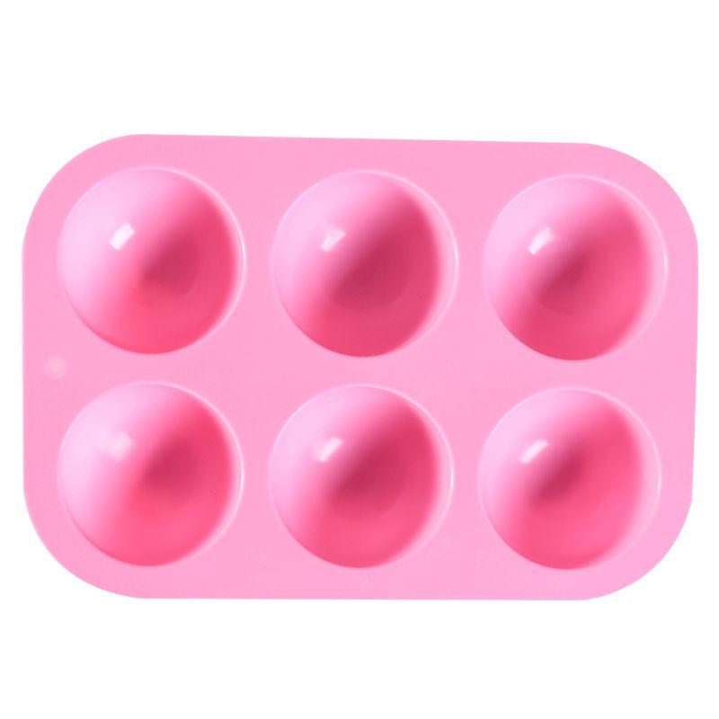 561524holes 3d Half Ball Semicircle Silicone Chocolate Mold Cake Mold Baking