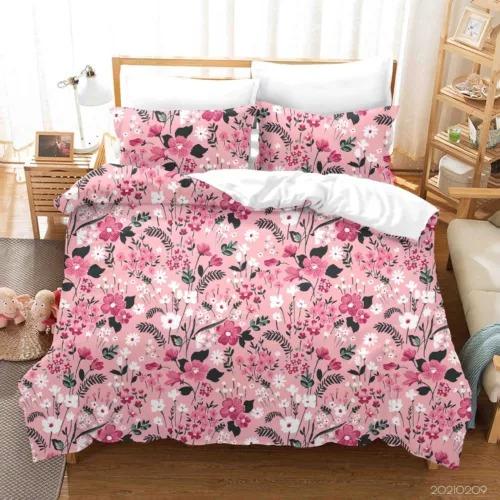 Floral Soft Duvet Cover Beding Decoration Gift First Choice Suitable for Children Young Boys Young Girls plus Adult Peoples Soft Warm plus Breathable