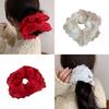 Lace Scrunchies for Women Large Elastic Hair Scrunchy Eye Catching Hair Rope French Hair Bobbles Ponytail Holder