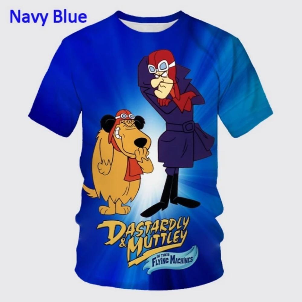 Moda Estiva Personaggio dei Cartoni Animati Stampa 3D T-shirt a Maniche Corte da Uomo Hip-hop Unisex Casual Girocollo T-shirt Top Streetwear