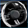 Non-Slip Universal Carbon Fiber Car Steering Wheel Cover For Volvo Rdesign XC90 S60 XC60 V70 S80 S40 V50 V40 V60 C30 S70
