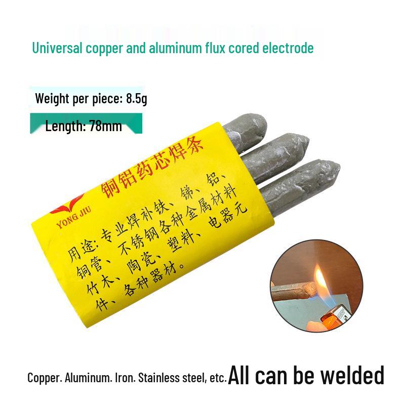 

Универсальный низкотемпературный сварочный пруток с флюсом для ремонта меди, железа и алюминия
