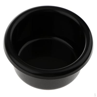 Universal Black Plastic Cup Drink Can Holder 90mm Boat Marine RV