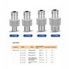 Luer Tracheal Fitting Connector M5 M6 M8 G1/8 G1/4 Male Female Double Thread for Pneumatic Air Hose Connection