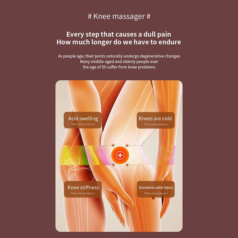 3 v 1 masážní přístroj na kolena Elektrické klouby nohou Vyhřívání Vibrace Masáž Loketní ortéza Úleva od artritidy Podpora kolen při únavě