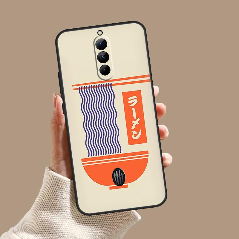 Ramen Cat Japanese Art Case For ZTE Nubia Red Magic 10S 9S 8S 8 9 10 11 Pro Plus 6 7 6S 7S Pro 5G 6R 10 Air Cover