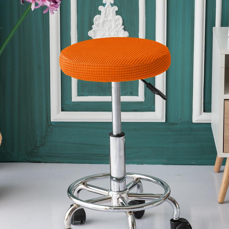 Elastischer Runder Dreh- & Barhocker Stuhlbezug