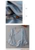 Neues Rayon Chinesisches Jacquard Sommerhemd im Nationalen Stil mit schrägem Knopfleisten