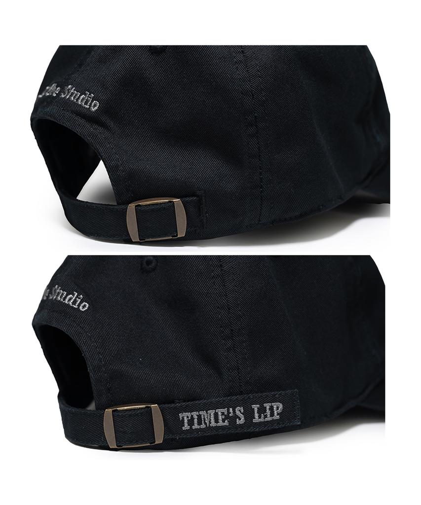 Taimseullib Real Thing Vintage Washed Cap Black (Sizes M, L)