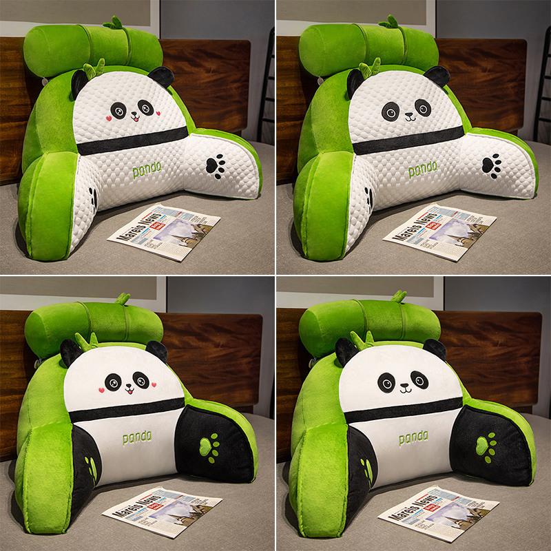 Cartoon Panda Detachable Washable Cushion Bedhead Pregnant Women's Waist Pillow Sofa Decorator Lumbar Support Chair Cushion