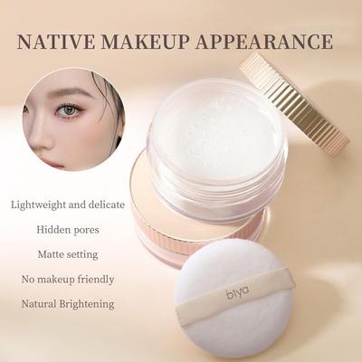 Setting Powder Waterproof Invisible Pores Long-lasting Makeup Brightening And Breathable Concealer And Contouring