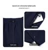 Fleece-Lined Cotton School Uniform Pants for Boys & Girls - Straight-Leg, Solid Color, Thick Winter Version for Middle & High School Students