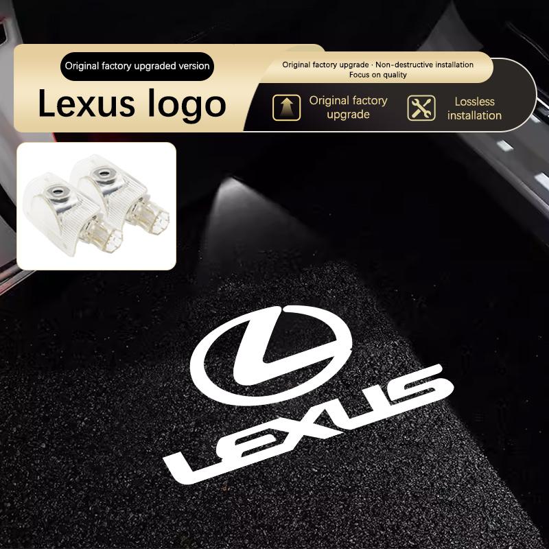 UDS2  Led Car Door Welcome Light Laser Projector For Lexus RX300 LX570 ES300 RX ES GX LS LX IS GS RC UX IS250 Car Styling Accessories