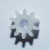 50Pcs 10 Teeth Plastic Worm Gears White Motor Parts Practical Toy Accessories  RC Car Robot