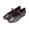 Barbara Mary Jane Flats Black 2cm Bbj592