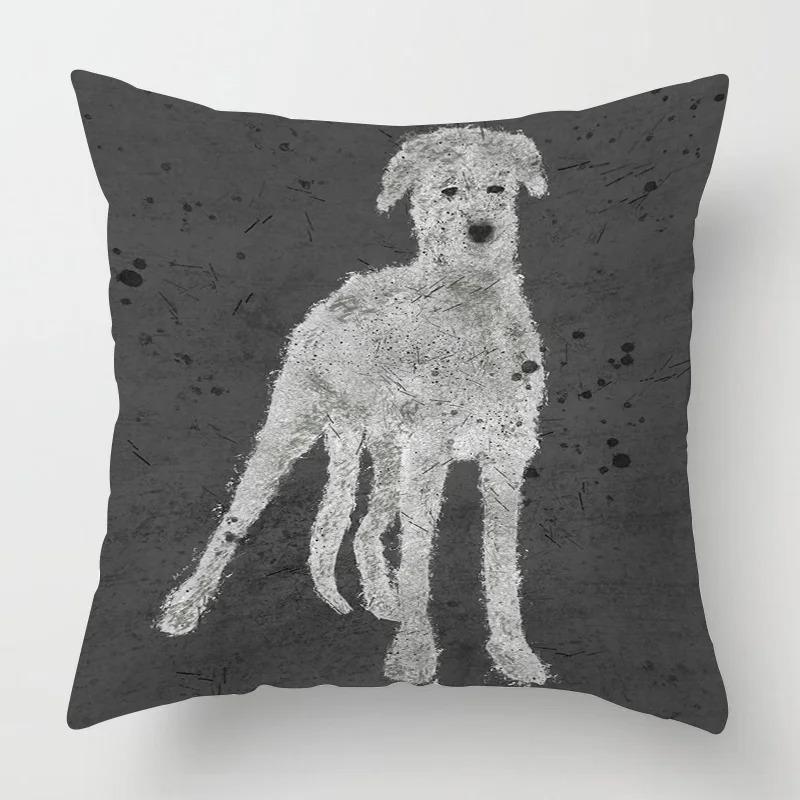 

Наволочка в форме облака-животного, милая мультяшная наволочка с растительным принтом, украшение для дома 40x40cm