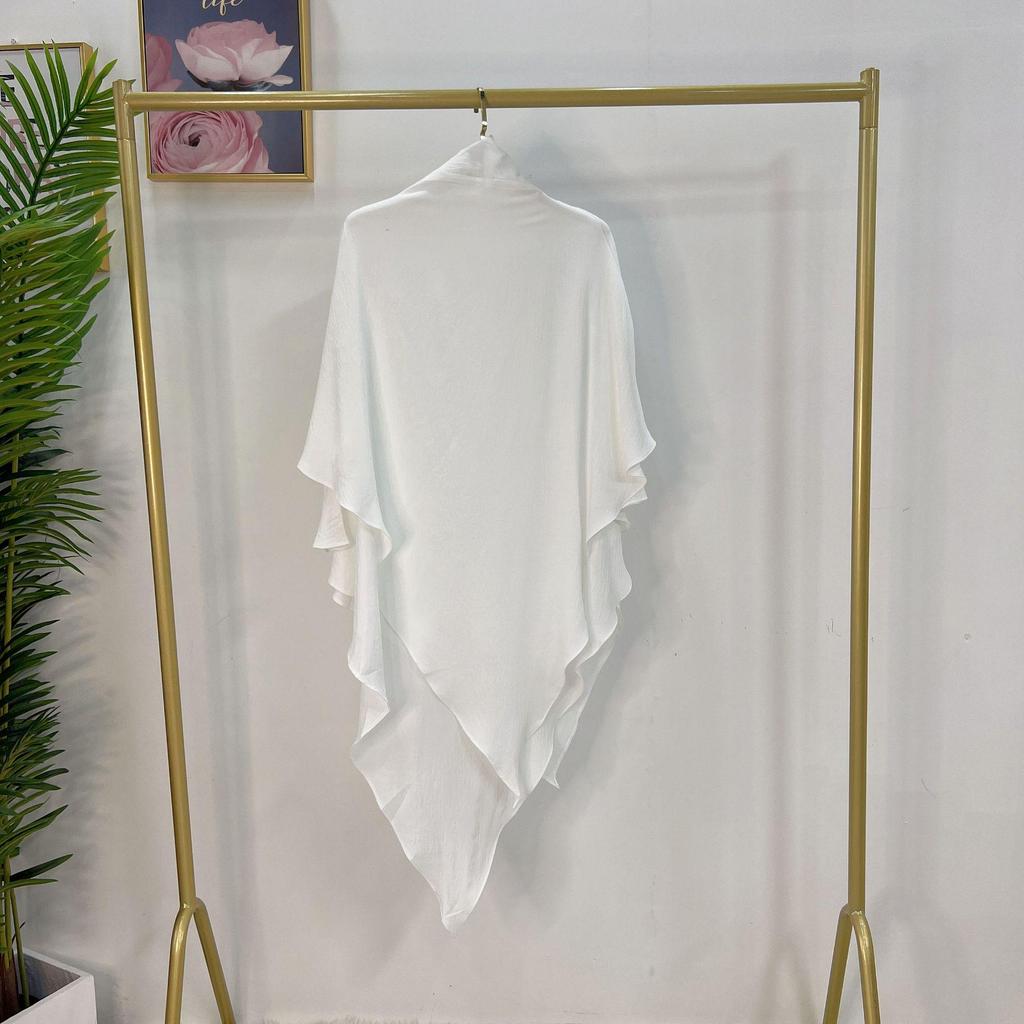 Loriya Solid Color Large Headscarf HJ908 - Middle East, Dubai, Turkey