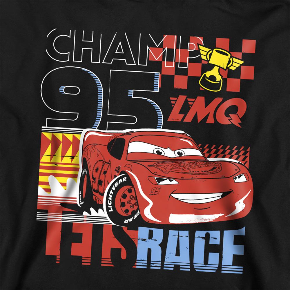 Cars Dětská/Dětská mikina s kapucí Lets Race Blesk McQueen