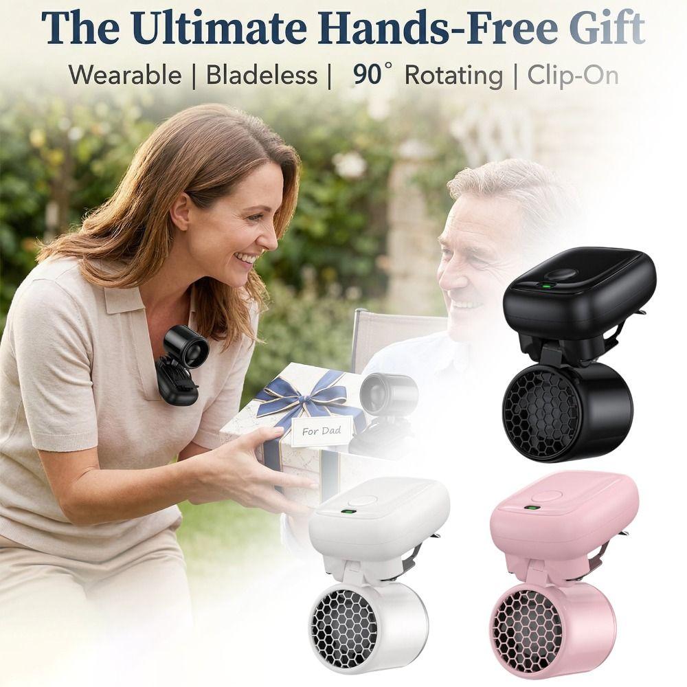 Strong Wind Clip On Fan Three Speed Hands Free Fan Cool Breeze Clip On Hat Fan  Summer Season