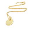 Altesse [I3169] - White 'Goddess' Gold Plated Necklace
