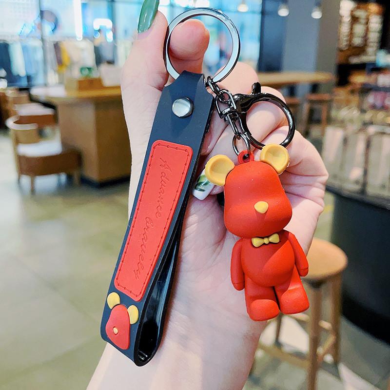 Bear Dj Unique Keychain Resin Cartoon Decoration For Special Occasions Parties And