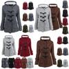 Elegant Women Trench Parka Hooded Coat Jacket Outwear Winter Warm Long Overcoat