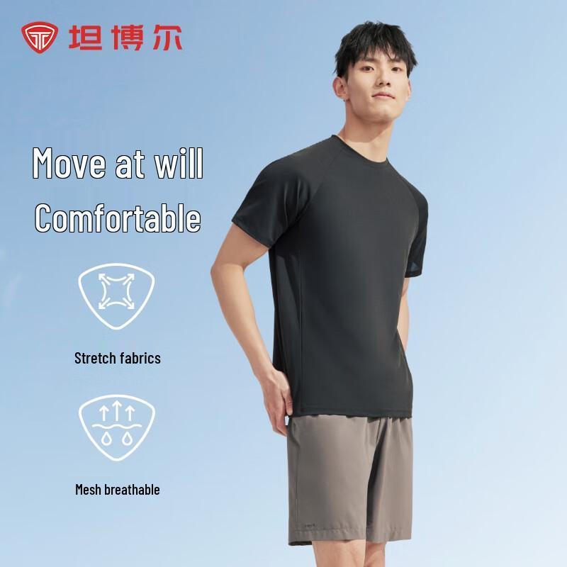 Tanboer Men s Casual Short Sleeve T-Shirt 180