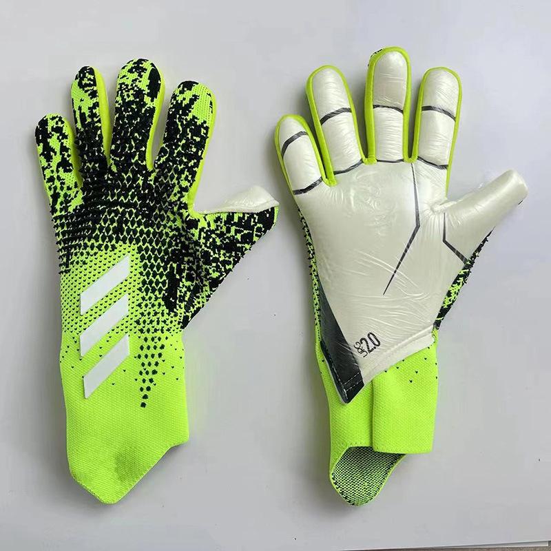 Goalkeeper Gloves: Breathable, Thickened, Wear-Resistant with Finger Protection for Adults & Children.