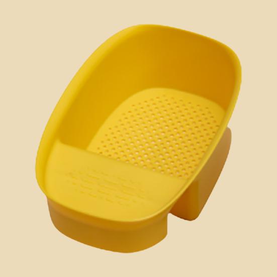 Abtropfgestell, abnehmbar, einfaches ausgehöhltes Design, Schwamm-Seifen-Aufbewahrungsorganisator für die Küche