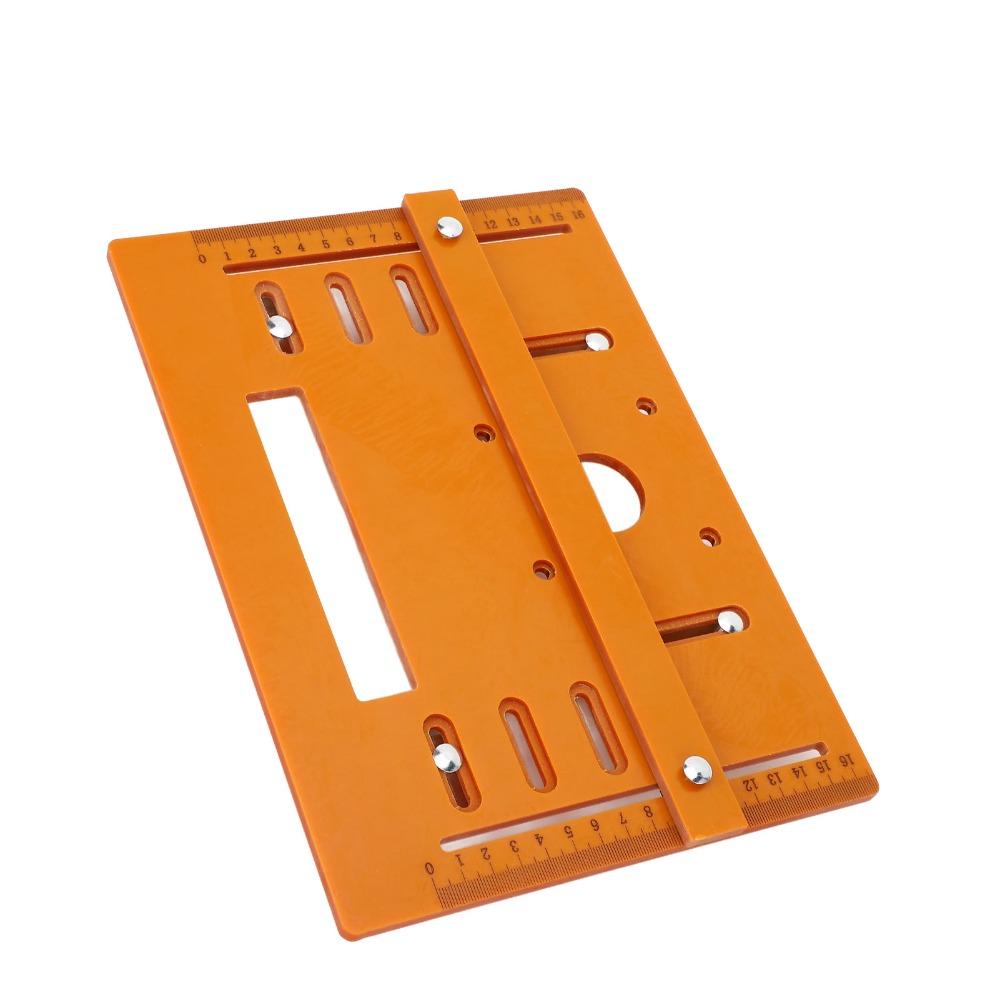 28 x 20cm Cutting Machine Base Plate 5mm Thickness Circular Saw Base Plate  Woodworking