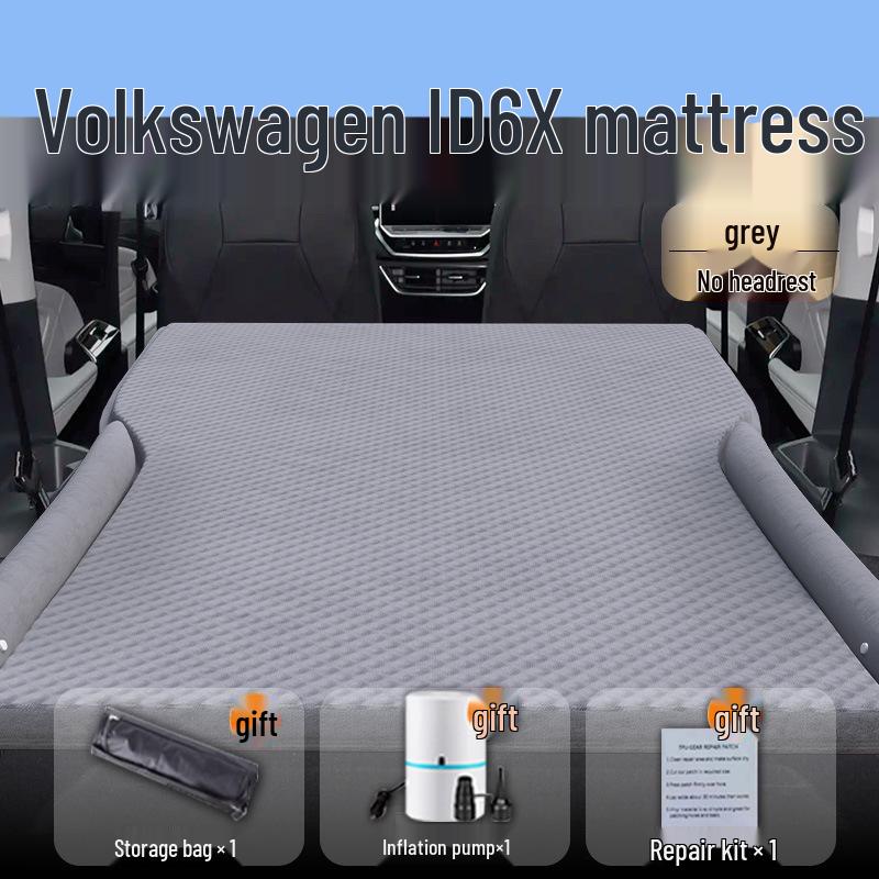 Volkswagen ID.6 X Car Inflatable Bed: Rear Seat & Trunk Mattress, Sleeping Pad, Air Cushion Standard