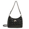 Rhombus chain shoulder bag summer new women's high-end texture commuter bucket bag
