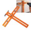 Cabinet Handle Drill       Cabinet Hardware Jig Woodworking Hole Punch Locator for Knobs Pulls