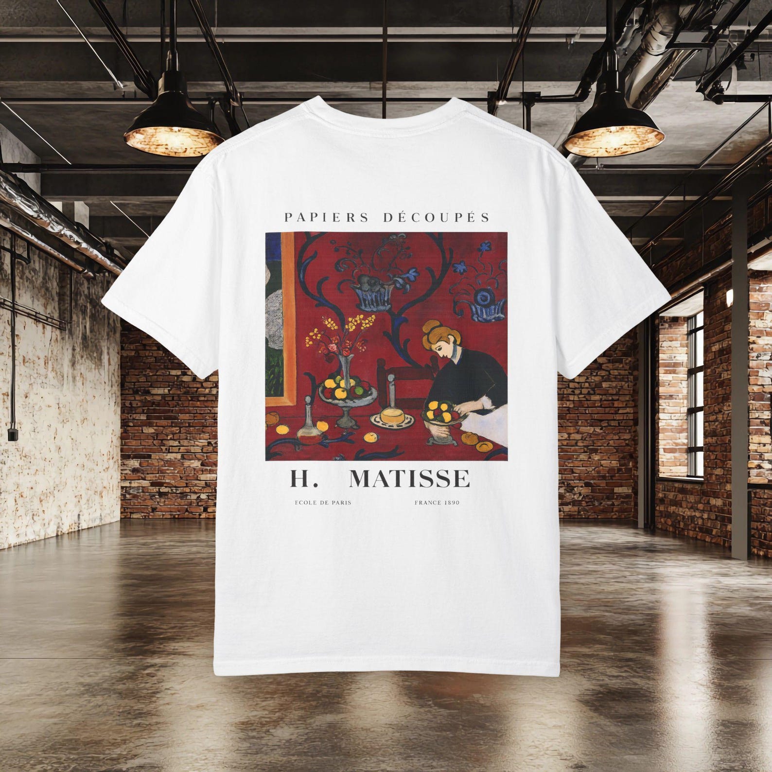 Henri Matisse Shirt, The Red Room Art T shirt, Matisse Painting Tee, Fauvism Artwork Shirt, Museum Graphic Tee, French Modern Art Gift 3XL