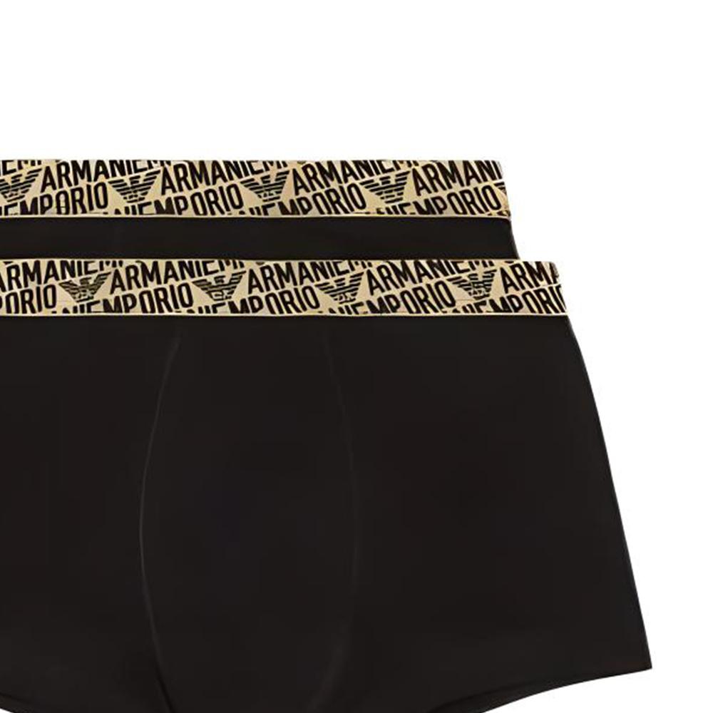 Emporio Armani FW24 Logo Print Cotton Stretch Underwear 2-Pack Men underwear 111210-4F598-17020