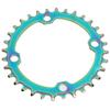 Bike Chainring 104BCD 32T Round Aluminum Alloy Positive Negative Tooth Disc for Mountain Bikes