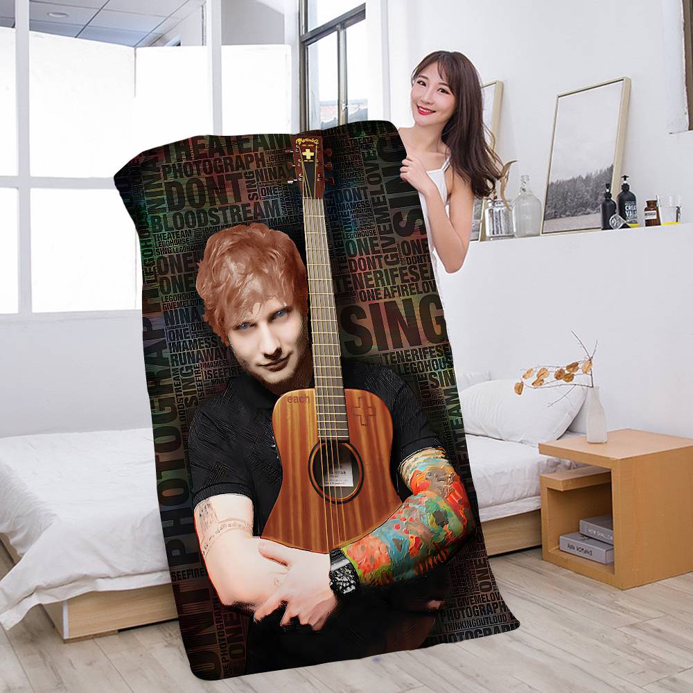 Sänger E-Ed S-Sheeran Mikrofaser Strandtuch Saugfähig Schnelltrocknend Weich Yoga Schwimmen Resort Bergsteigen Handtuch