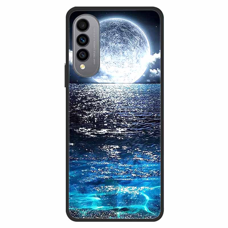 For WIKO T50 Case T 50 Soft silicone TPU Back Cover For Wiko T50 W-P861-01 W-P861-02 Phone Case WikoT50 Black Protective Painted