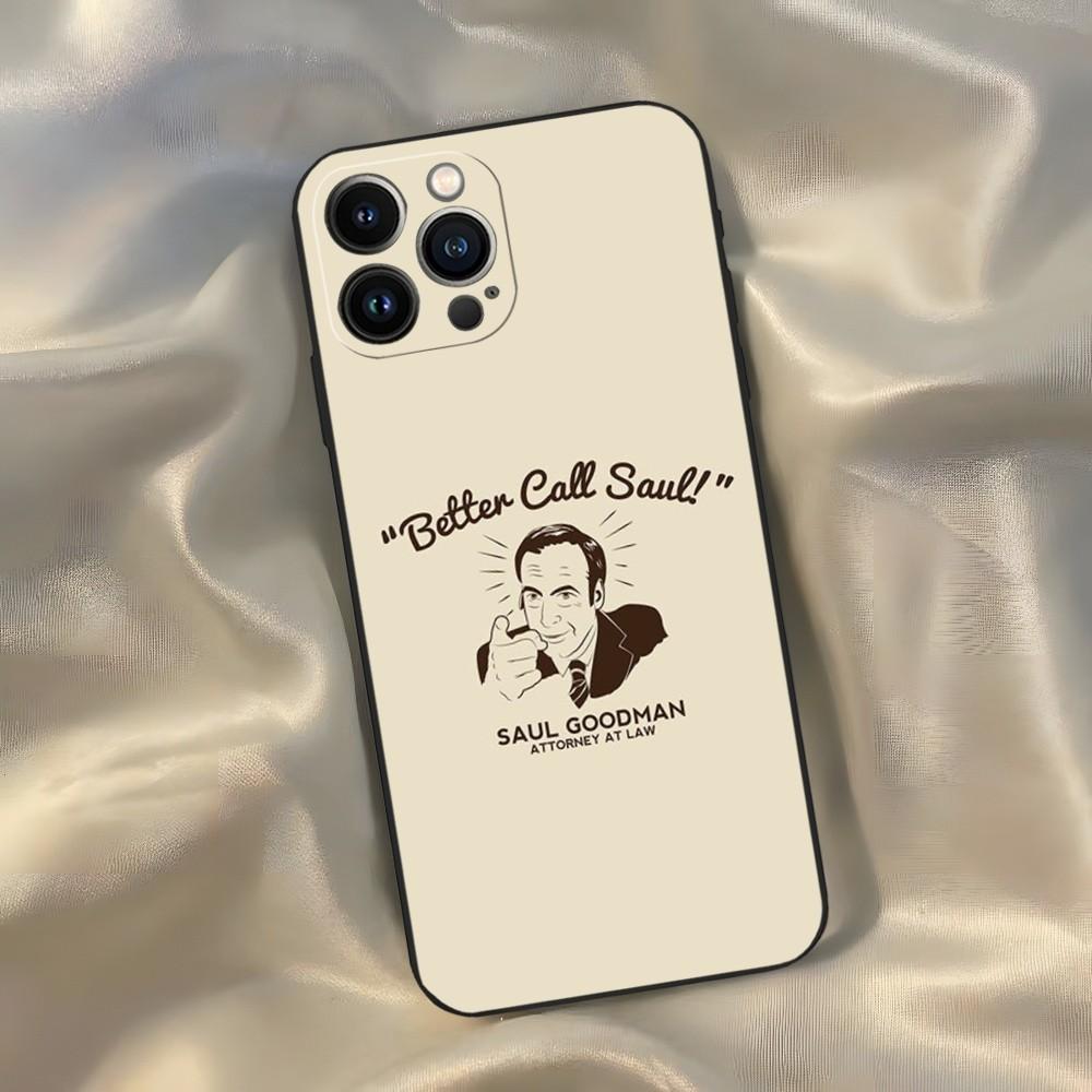 Better Call Saul Phone Case for Iphone 15 14 13 12 11 Pro Max Xr X Xs Mini 8 Plus SE 2022 Black Soft Silicone Cover