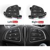 1 Pair 0999050600 Car Multi-Function Steering Wheel Switch Buttons Phone Control Key Compatible with Benz GLS GLE W117 W166 W292 W156 W246