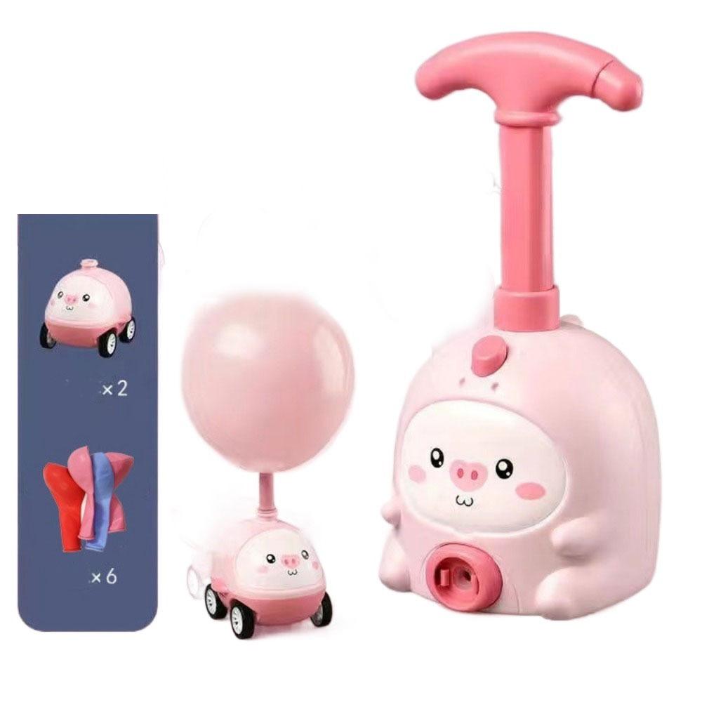 Air Propulsion System Balloon Launcher Toy Car Tower Design Balloon Powered Car Toy  Kid's Birthday