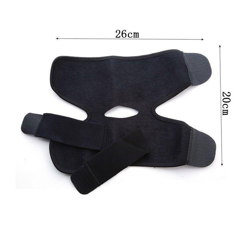 1 Pcs Ankle Support Brace Strap Adjustable Sports Foot Ankle Wrap Black