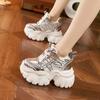Platform Dad Shoes Women's 2025 New Spring Breathable Muffin Shoes Fashionable Versatile Small Inner Height Increase Women's Shoes