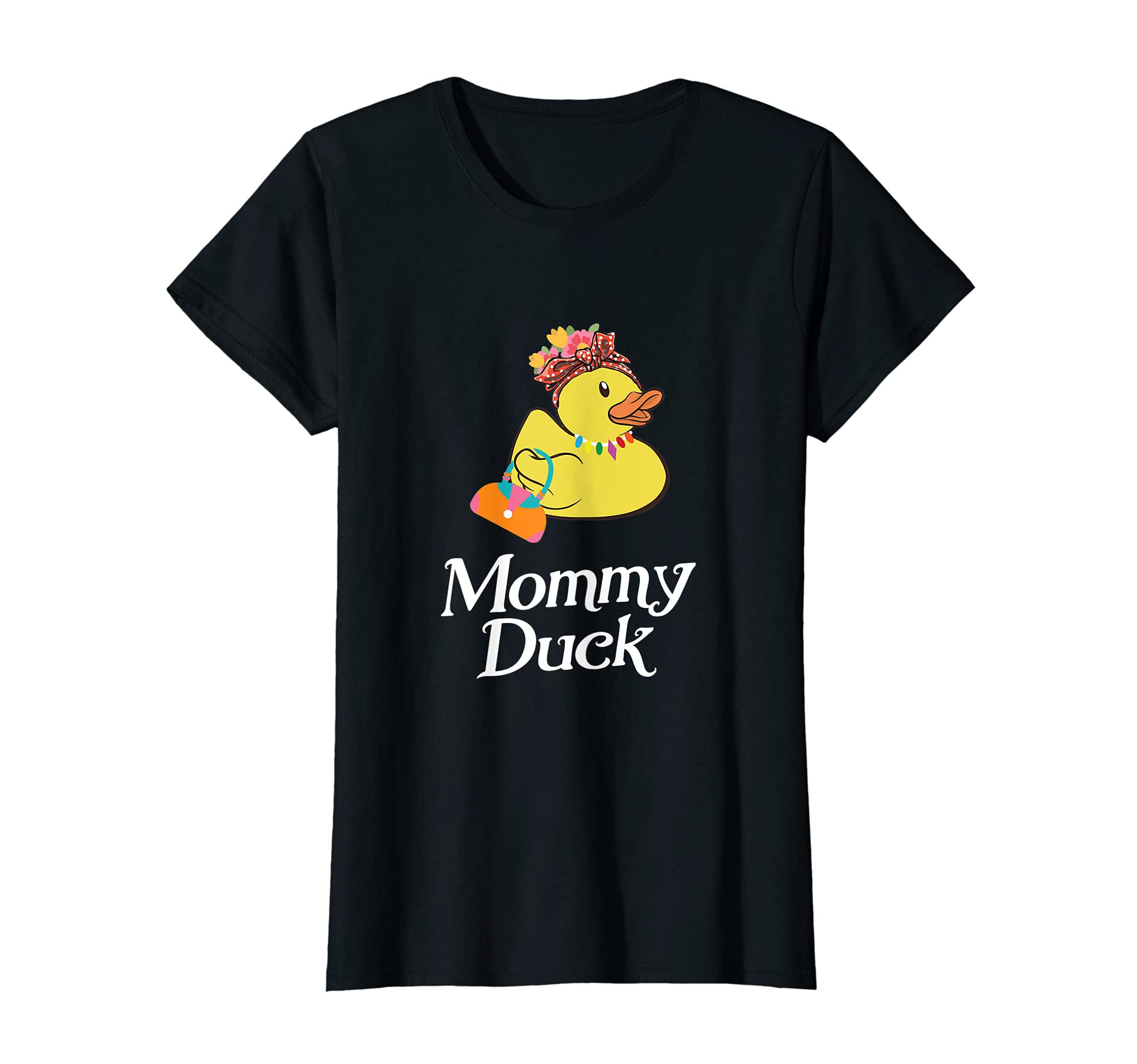 

Mommy Duck Ducks Mother Rubber Duck Women s T-Shirt чорний