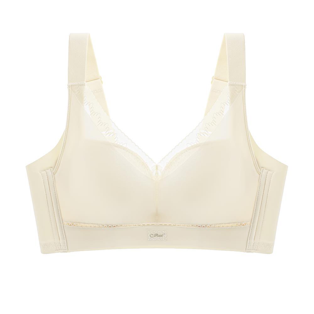 

New Year s bra thin cup breathable slippery cup light and thin adjustment type sexy breast 36/80BC жемчужина белый
