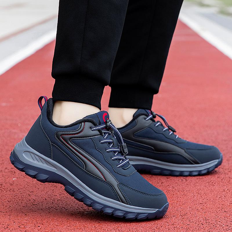 

Winter shoes fleece warm two cotton shoes thickened walking sports shoes cloth shoes 45 standard athletic fit