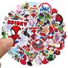 50Pcs Cool Movie Spiderman Anime Stickers Skateboard Fridge Guitar Laptop Motorcycle Travel Classic Toy Cool Sticker